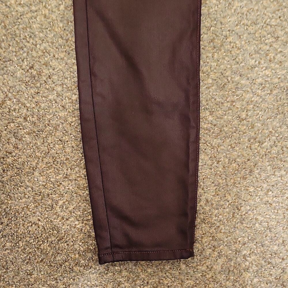 Rock & Republic Women's Skinny Jeans Brown Denim Button Zip Pockets Stretch - Picture 3 of 6